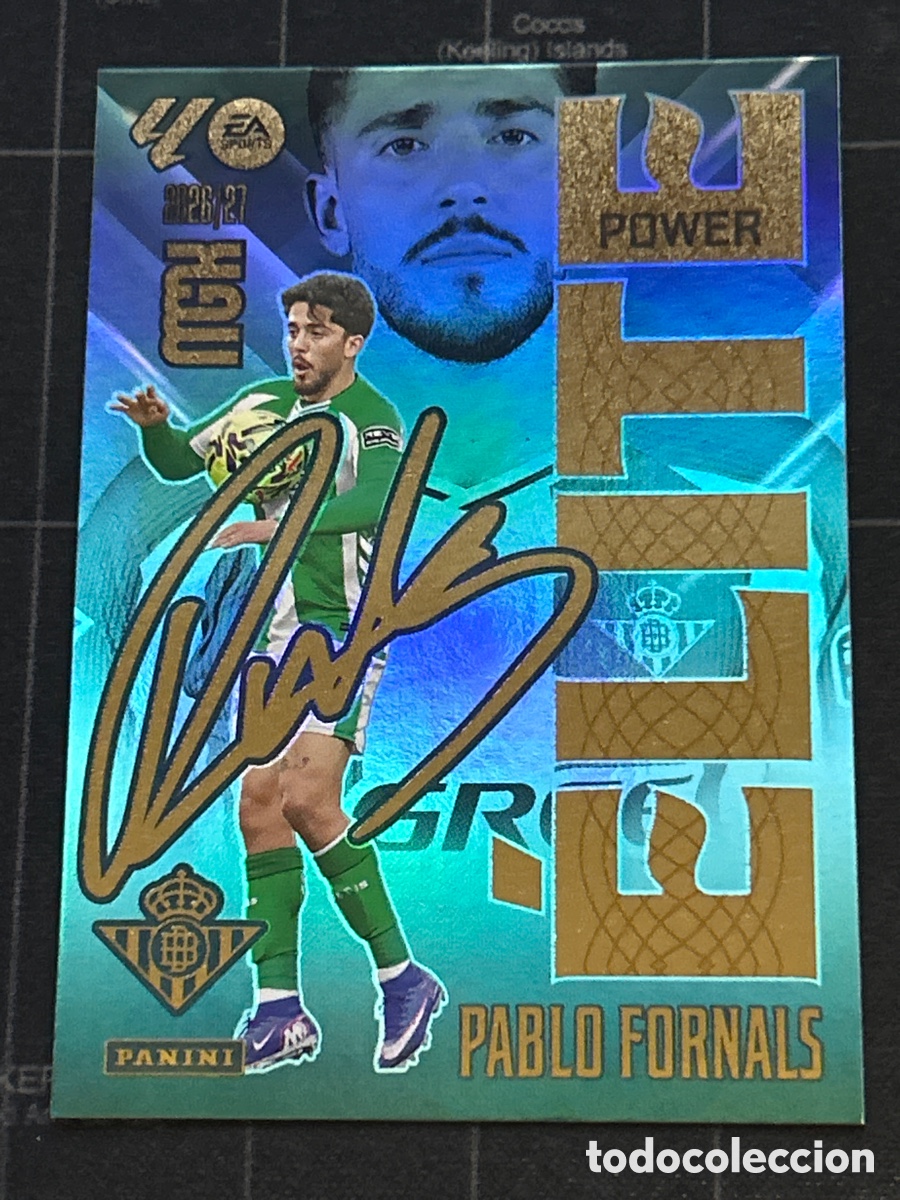 Cromos de Futebol: P14 14 PABLO FORNALS (BETIS) ELITE POWER PANINI MEGACRACKS 2026 2027 26 27