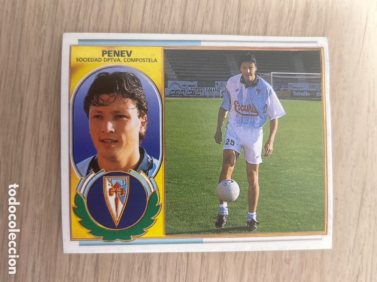Cromos de f&uacute;tbol: PENEV COMPOSTELA COLOCA LIGA ESTE 1996 1997 96 97 NUNCA PEGADO SIN PEGAR
