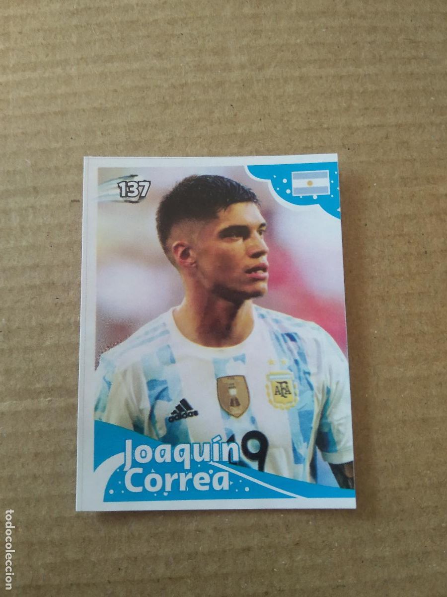 Cromos de f&uacute;tbol: 137 JOAQUIN CORREA ARGENTINA CROMO FUTBOL MUNDIAL 2022 EDITADO EN BRASIL WORLD CUP