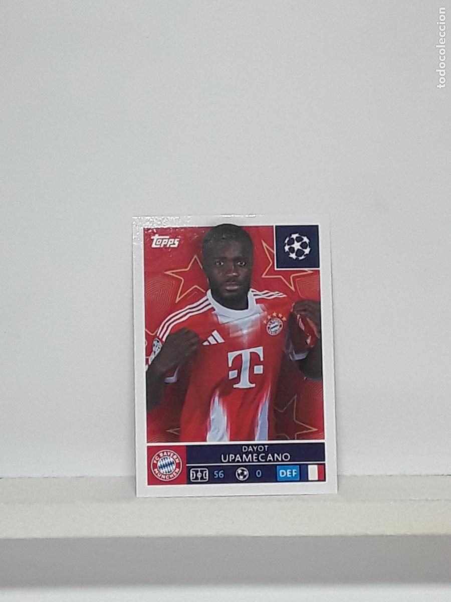 Figurine di Calcio: CHAMPIONS STICKER 2025 2026 25 26 ALBUM TOPPS LEAGUE N 199 BAYERN MUNCHEN DAYOT UPAMECANO