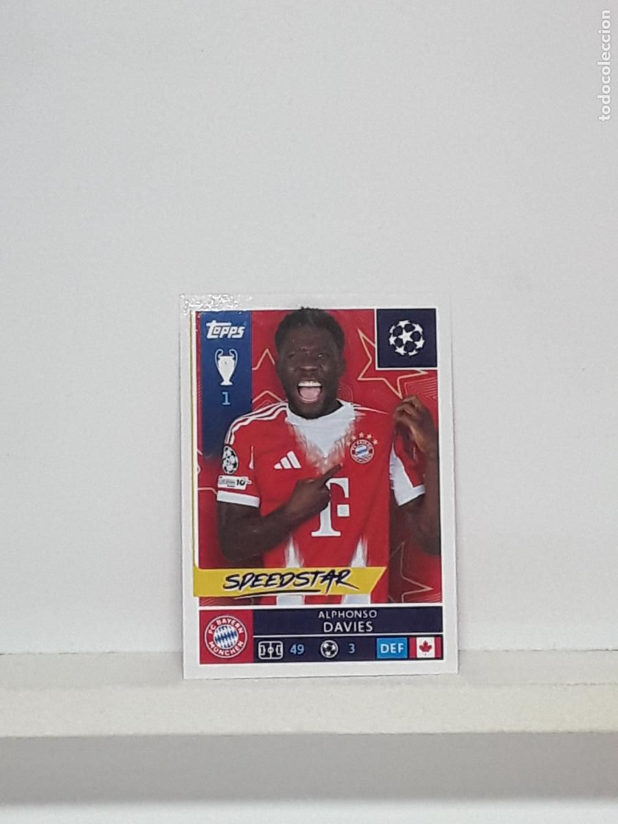 Cromos de f&uacute;tbol: CHAMPIONS STICKER 2025 2026 25 26 ALBUM TOPPS LEAGUE N 200 BAYERN MUNCHEN ALPHONSO DAVIES