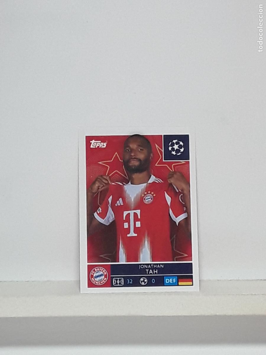 Cromos de f&uacute;tbol: CHAMPIONS STICKER 2025 2026 25 26 ALBUM TOPPS LEAGUE N 201 BAYERN MUNCHEN JONATHAN TAH