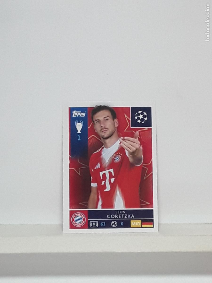 Cartes &agrave; collectionner de Football: CHAMPIONS STICKER 2025 2026 25 26 ALBUM TOPPS LEAGUE N 204 BAYERN MUNCHEN LEON GORETZKA