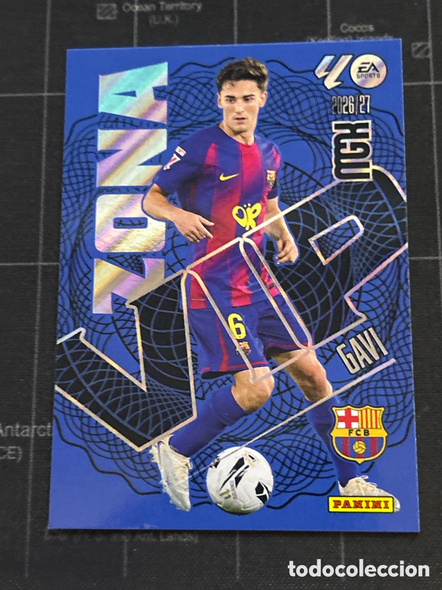 Cartes &agrave; collectionner de Football: 394 GAVI (BARCELONA) ZONA VIP PANINI MEGACRACKS 2026 2027 26 27