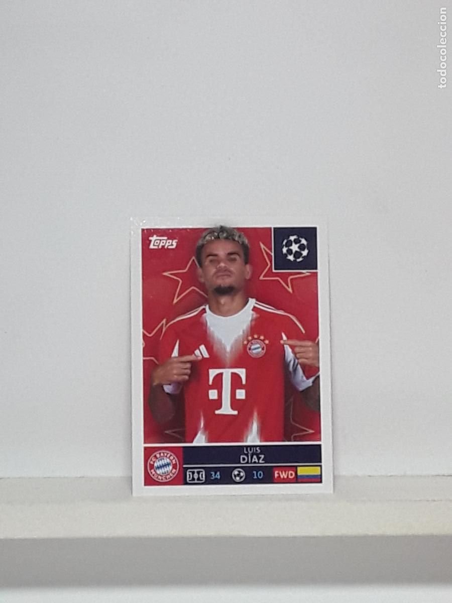 Cartes &agrave; collectionner de Football: CHAMPIONS STICKER 2025 2026 25 26 ALBUM TOPPS LEAGUE N 207 BAYERN MUNCHEN LUIS DIAZ