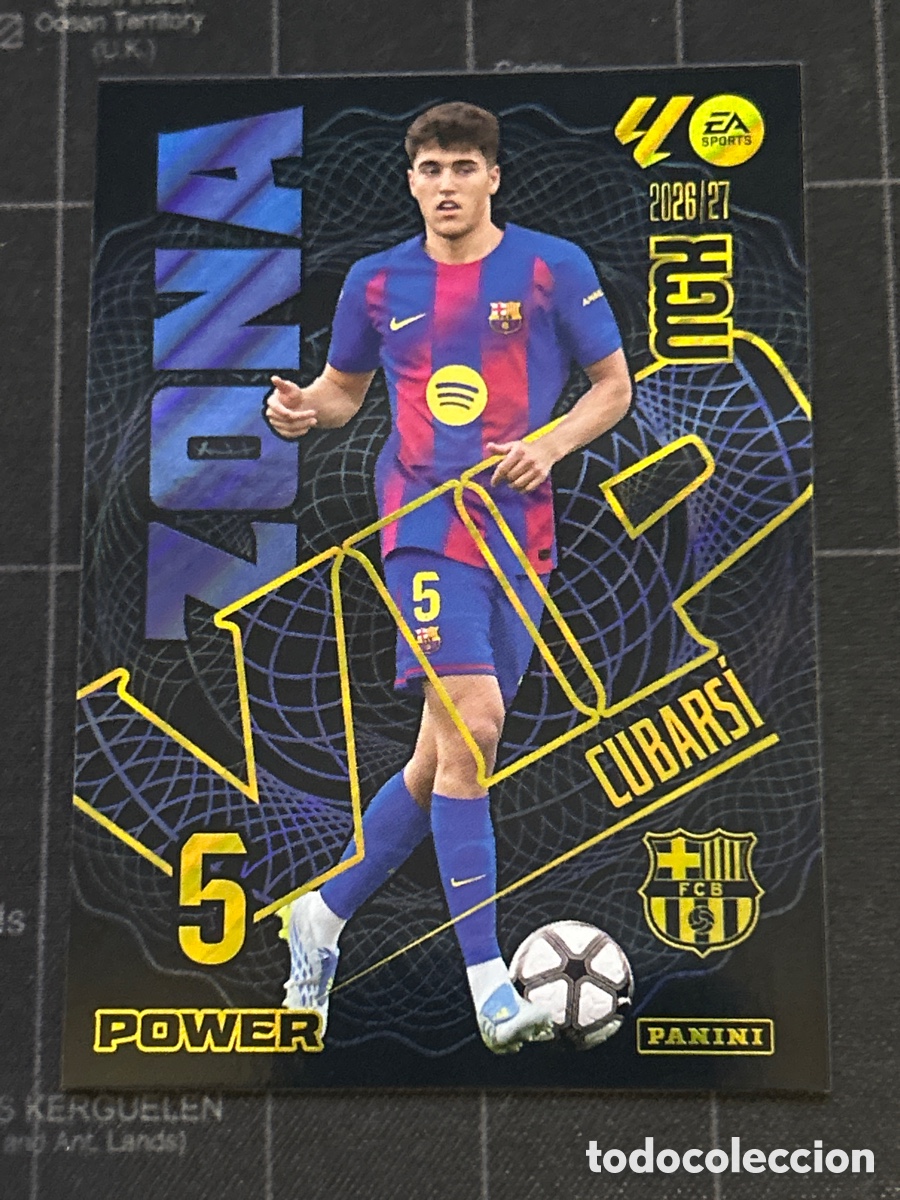 Cartes &agrave; collectionner de Football: P391 391 CUBARSI (BARCELONA) ZONA VIP POWER PANINI MEGACRACKS 2026 2027 26 27