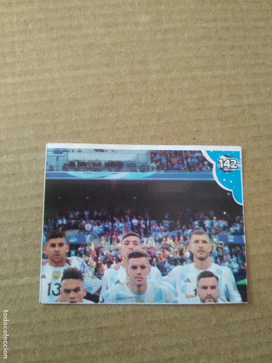 Cartes &agrave; collectionner de Football: 142 EQUIPO PLANTILLA ARGENTINA CROMO FUTBOL MUNDIAL 2022 EDITADO EN BRASIL WORLD CUP