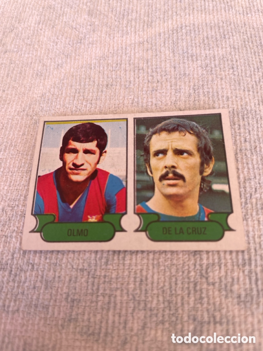 Cromos de f&uacute;tbol: FUTBOL 1978-79 cromo 15 OLMO-DE LA CRUZ Despegado
