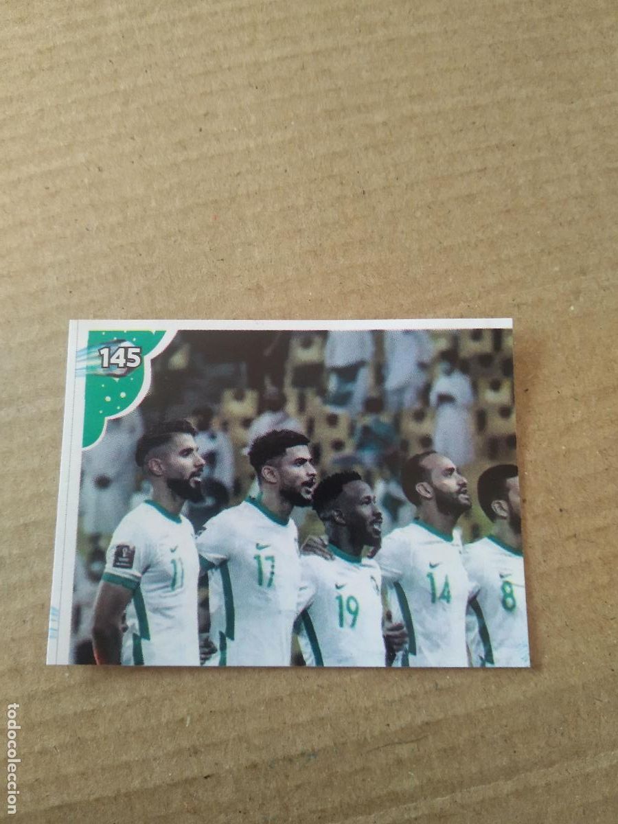 Cromos de f&uacute;tbol: 145 EQUIPO PLANTILLA ARABIA SAUDITA CROMO FUTBOL MUNDIAL 2022 EDITADO EN BRASIL WORLD CUP