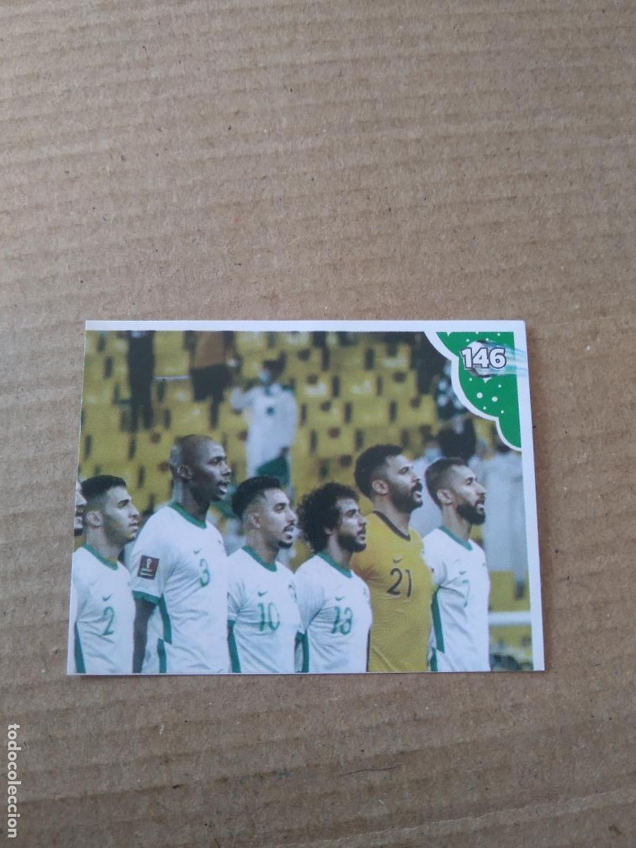 Cromos de f&uacute;tbol: 146 EQUIPO PLANTILLA ARABIA SAUDITA CROMO FUTBOL MUNDIAL 2022 EDITADO EN BRASIL WORLD CUP