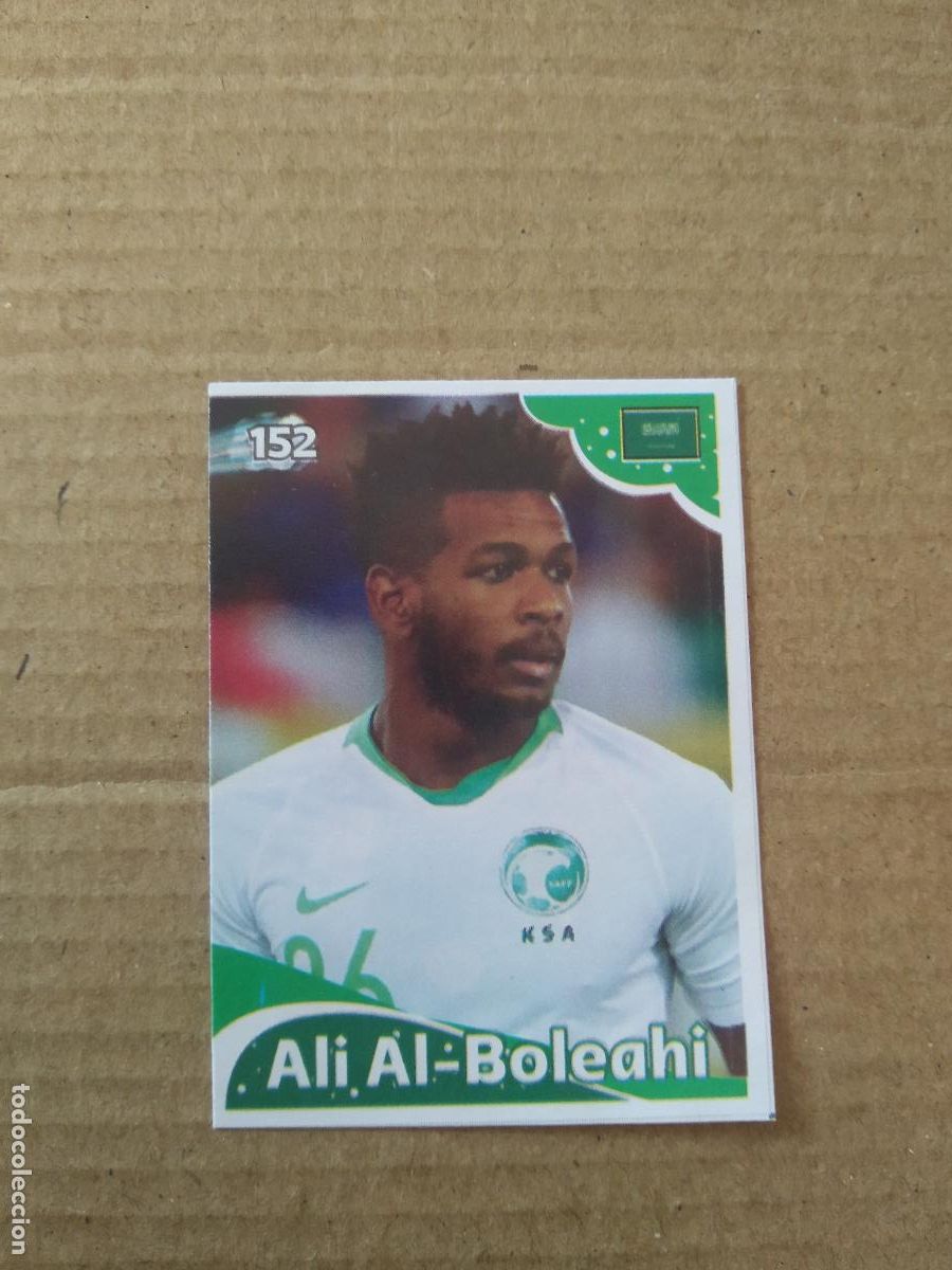 Cromos de f&uacute;tbol: 152 ALI AL-BOLEAHI ARABIA SAUDITA CROMO FUTBOL MUNDIAL 2022 EDITADO EN BRASIL WORLD CUP