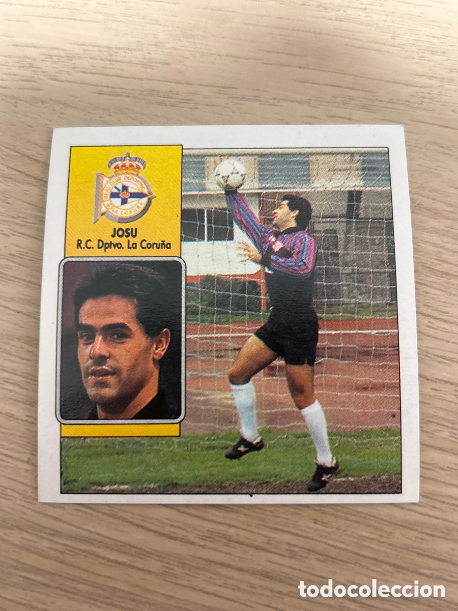 Cromos de f&uacute;tbol: JOSU DEPORTIVO LIGA ESTE 1992 1993 92 93 NUNCA PEGADO SIN PEGAR