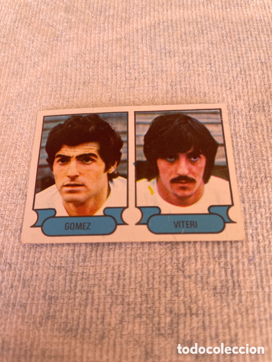 Cromos de f&uacute;tbol: FUTBOL 1978-79 cromo 21 G&Oacute;MEZ-VITERI Despegado