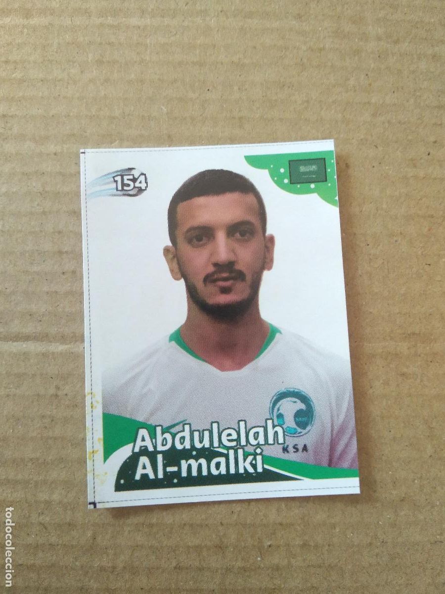 Cromos de f&uacute;tbol: 154 ABDULELAH AL-MALKI ARABIA SAUDITA CROMO FUTBOL MUNDIAL 2022 EDITADO EN BRASIL WORLD CUP