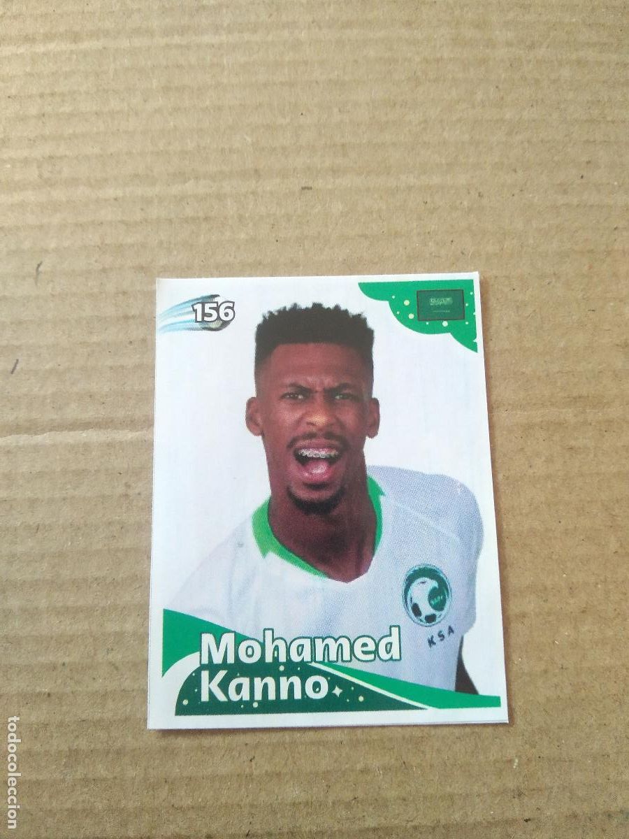 Cromos de f&uacute;tbol: 156 MOHAMED KANNO ARABIA SAUDITA CROMO FUTBOL MUNDIAL 2022 EDITADO EN BRASIL WORLD CUP