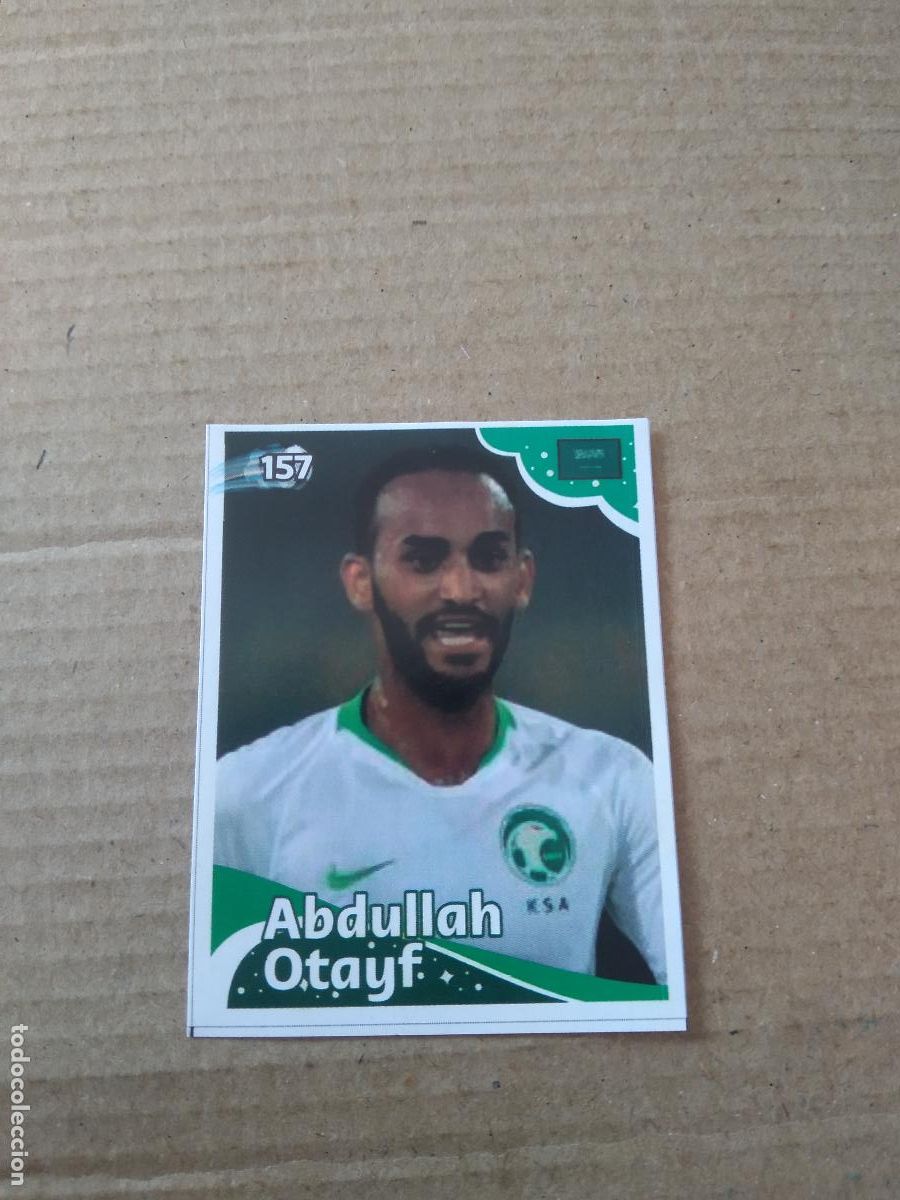 Cromos de f&uacute;tbol: 157 ABDULLAH OTAYF ARABIA SAUDITA CROMO FUTBOL MUNDIAL 2022 EDITADO EN BRASIL WORLD CUP