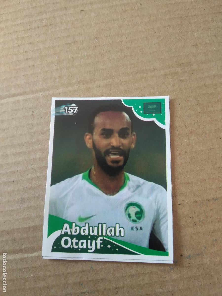 Cromos de f&uacute;tbol: 157 ABDULLAH OTAYF ARABIA SAUDITA CROMO FUTBOL MUNDIAL 2022 EDITADO EN BRASIL WORLD CUP