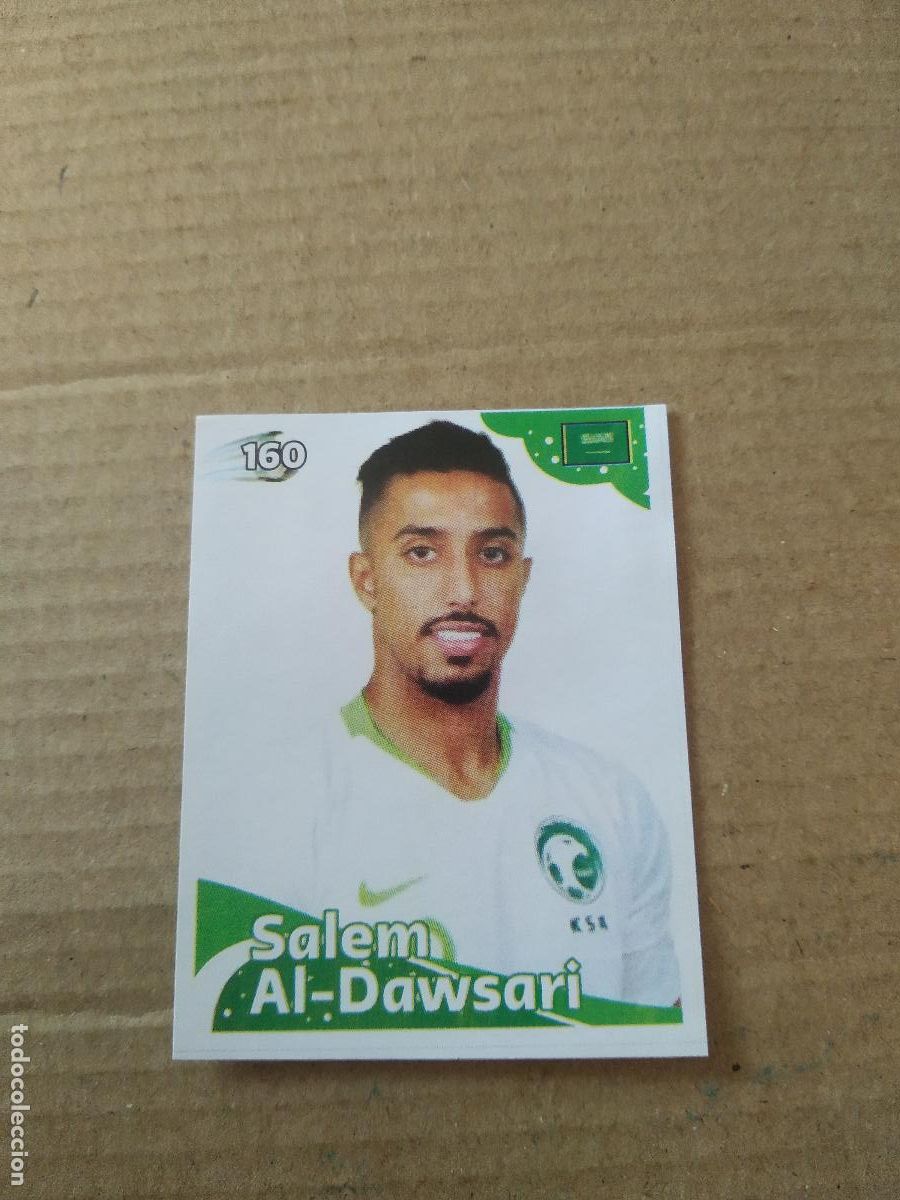 Cromos de f&uacute;tbol: 160 SALEM AL-DAWSARI ARABIA SAUDITA CROMO FUTBOL MUNDIAL 2022 EDITADO EN BRASIL WORLD CUP