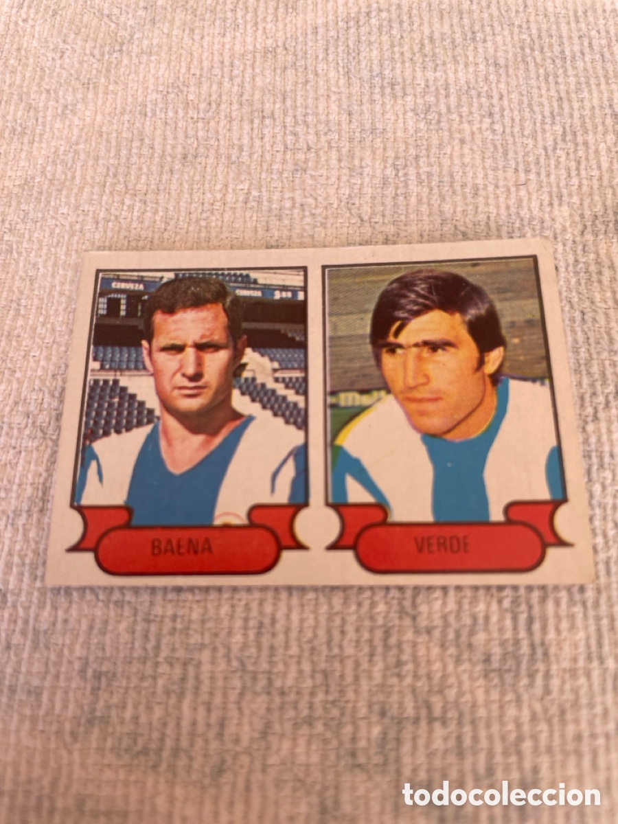 Cromos de f&uacute;tbol: FUTBOL 1978-79 cromo 41 BAENA-VERDE Despegado