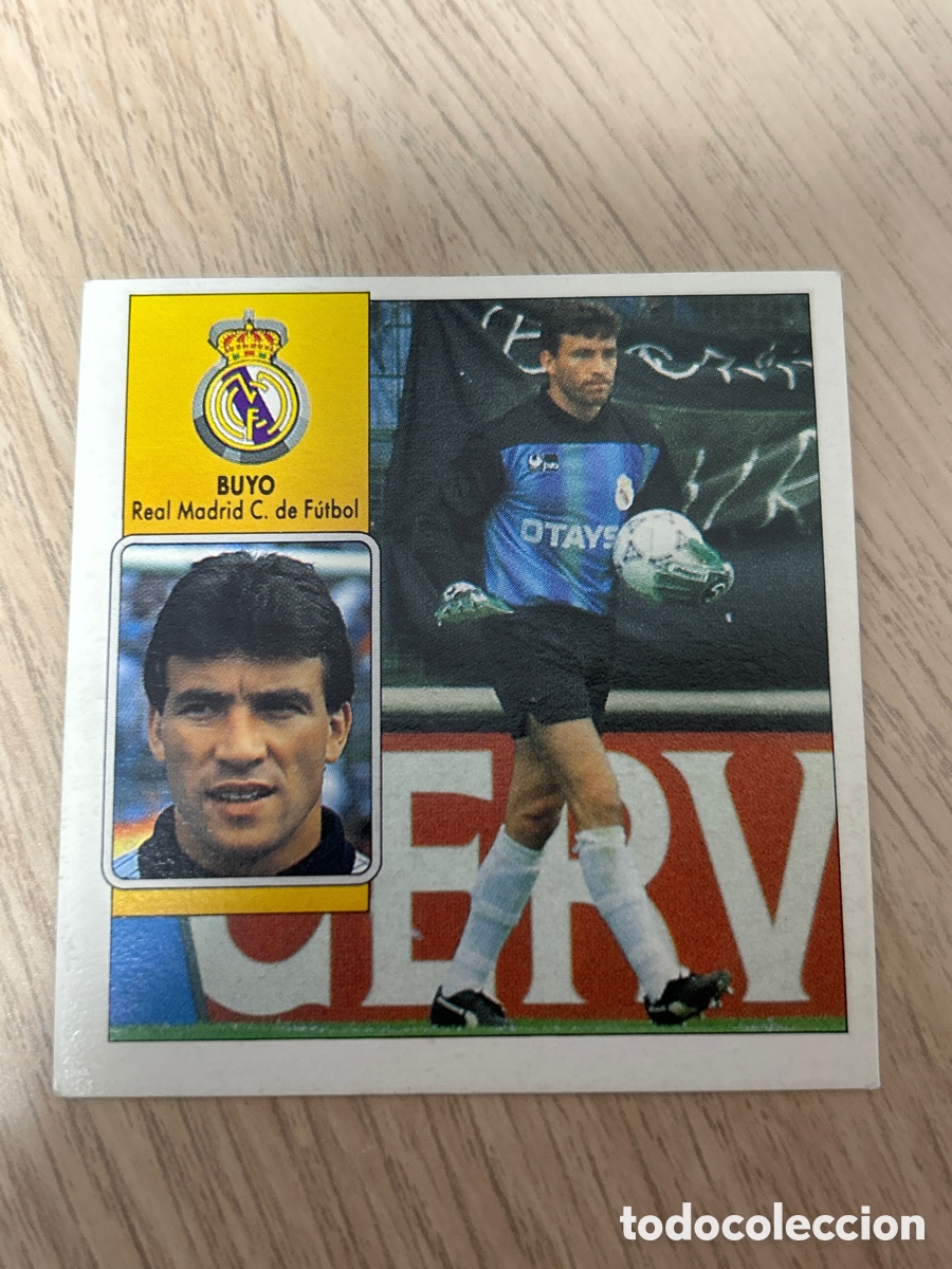 Cromos de f&uacute;tbol: BUYO REAL MADRID LIGA ESTE 1992/93 92 93 NUNCA PEGADO SIN PEGAR