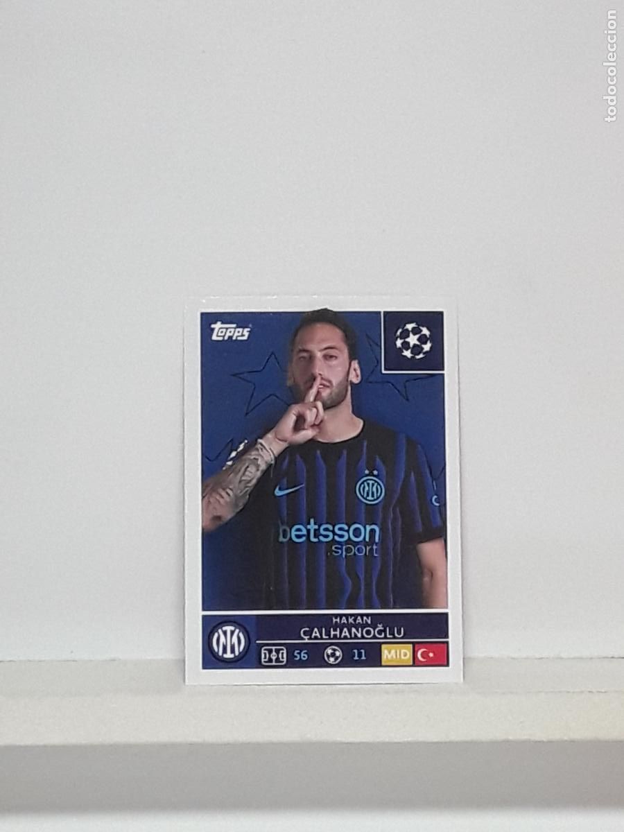 Figurine di Calcio: CHAMPIONS STICKER 2025 2026 25 26 ALBUM TOPPS LEAGUE N 221 INTER MILAN HAKAN &Ccedil;ALHANOGLU