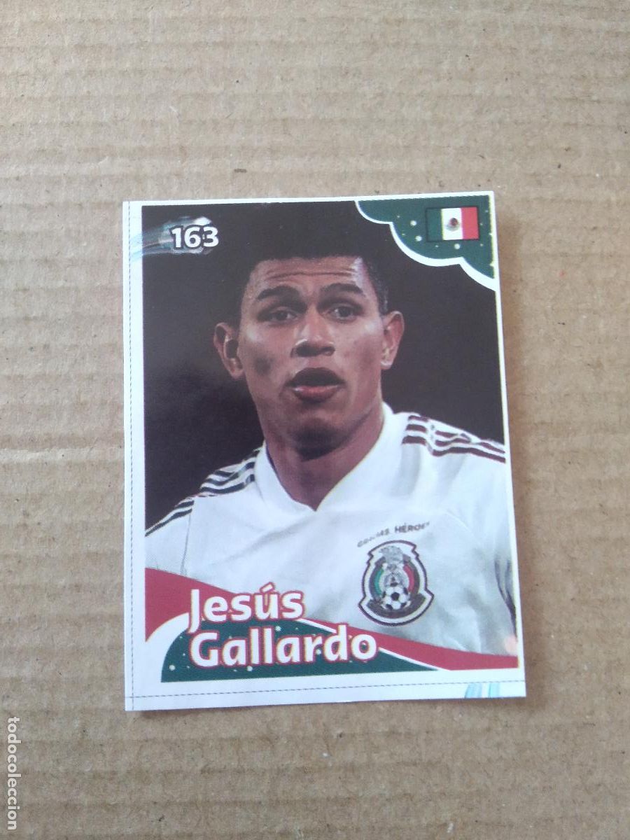 Figurine di Calcio: 163 JESUS GALLARDO MEXICO CROMO FUTBOL MUNDIAL 2022 EDITADO EN BRASIL WORLD CUP