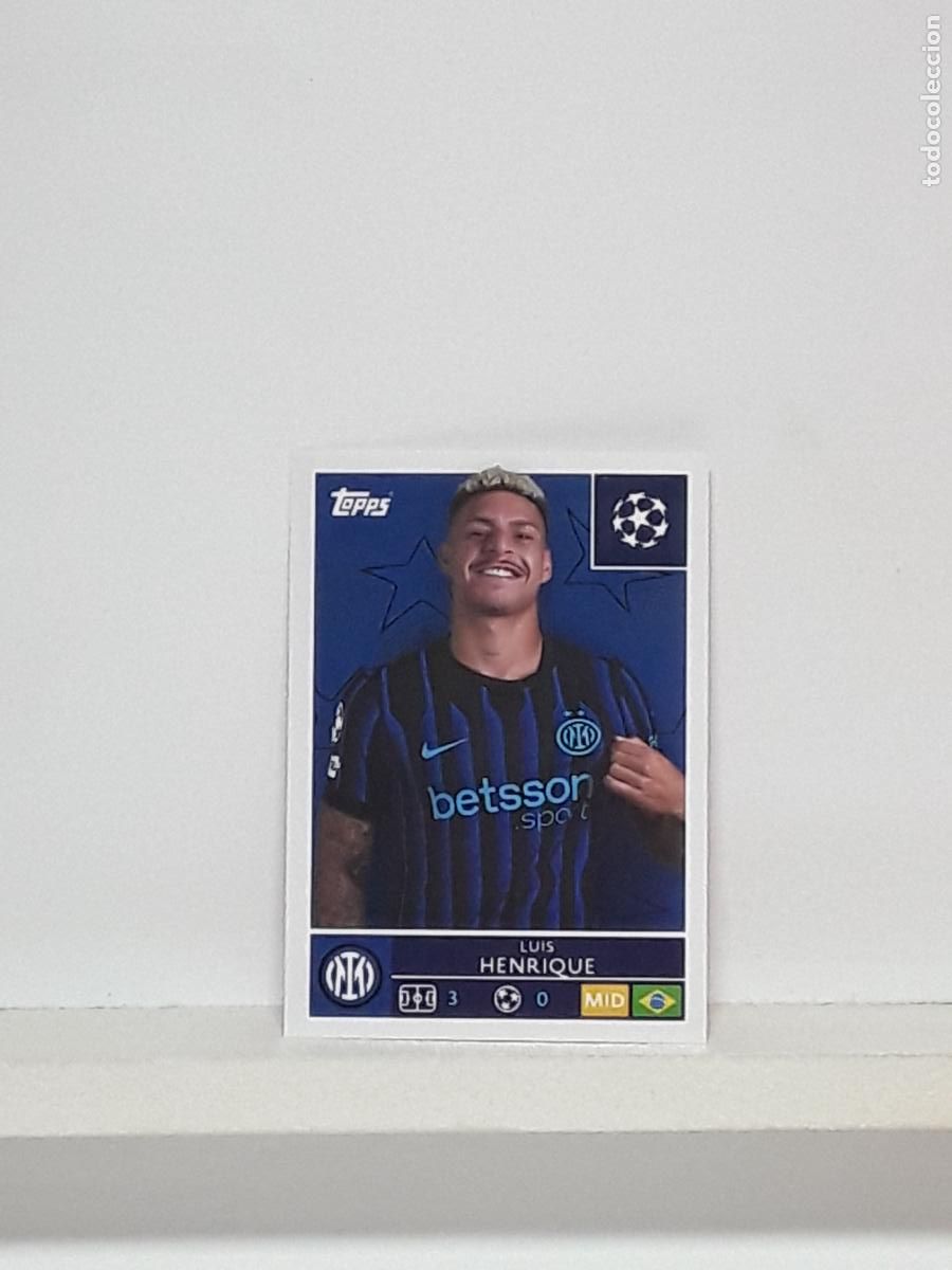 Figurine di Calcio: CHAMPIONS STICKER 2025 2026 25 26 ALBUM TOPPS LEAGUE N 222 INTER MILAN LUIS HENRIQUE