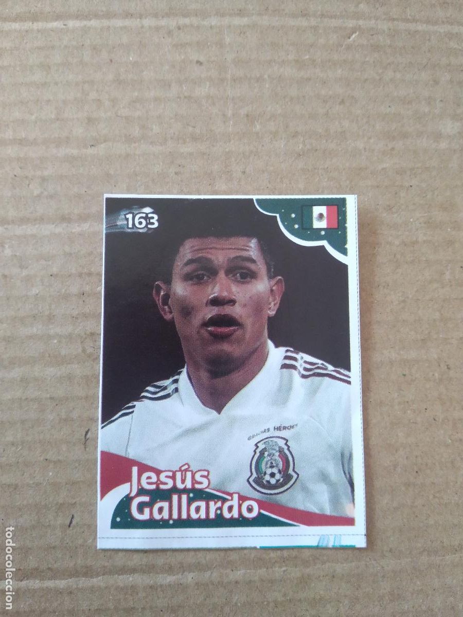 Figurine di Calcio: 163 JESUS GALLARDO MEXICO CROMO FUTBOL MUNDIAL 2022 EDITADO EN BRASIL WORLD CUP