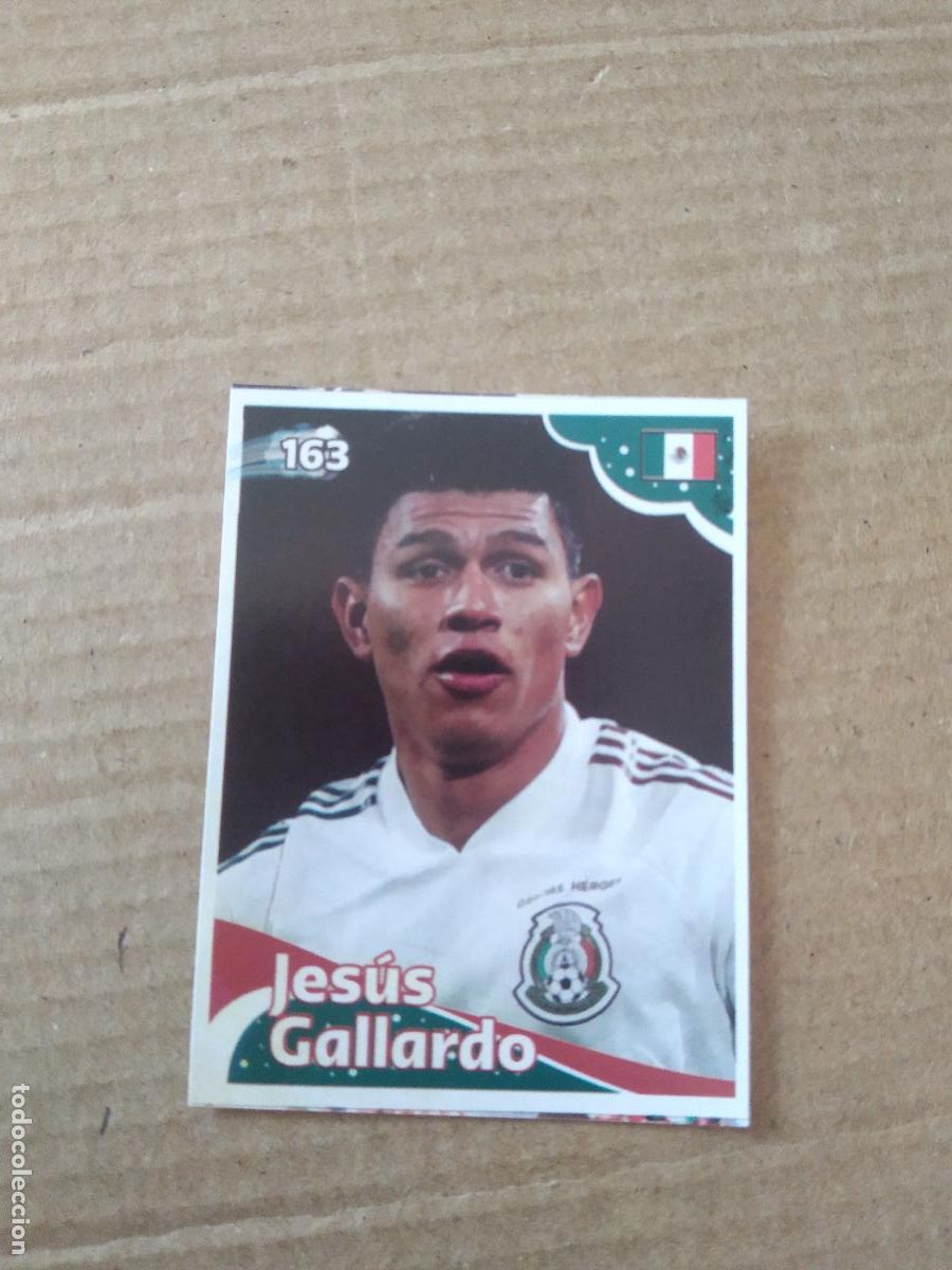 Figurine di Calcio: 163 JESUS GALLARDO MEXICO CROMO FUTBOL MUNDIAL 2022 EDITADO EN BRASIL WORLD CUP