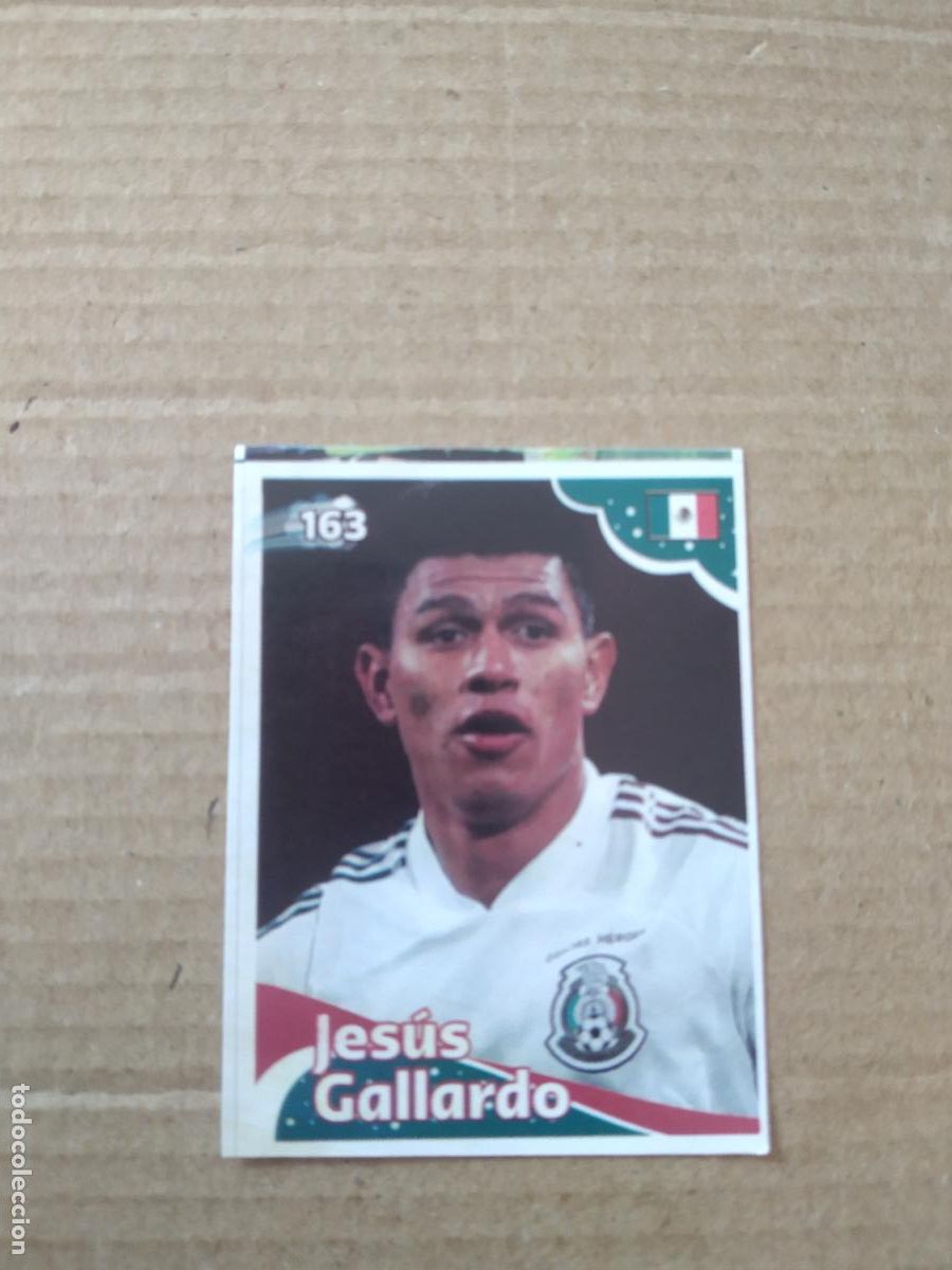 Figurine di Calcio: 163 JESUS GALLARDO MEXICO CROMO FUTBOL MUNDIAL 2022 EDITADO EN BRASIL WORLD CUP