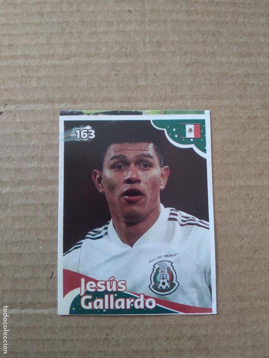 Figurine di Calcio: 163 JESUS GALLARDO MEXICO CROMO FUTBOL MUNDIAL 2022 EDITADO EN BRASIL WORLD CUP