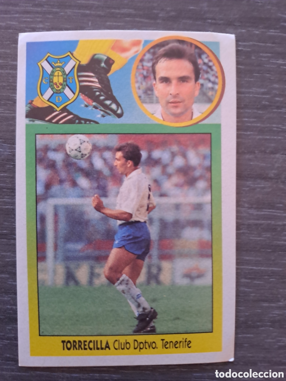 Cromos de Futebol: LIGA ESTE 93-94 &mdash; SIN PEGAR &mdash; TORRECILLA Cromo de Torrecilla, del CD Tenerife