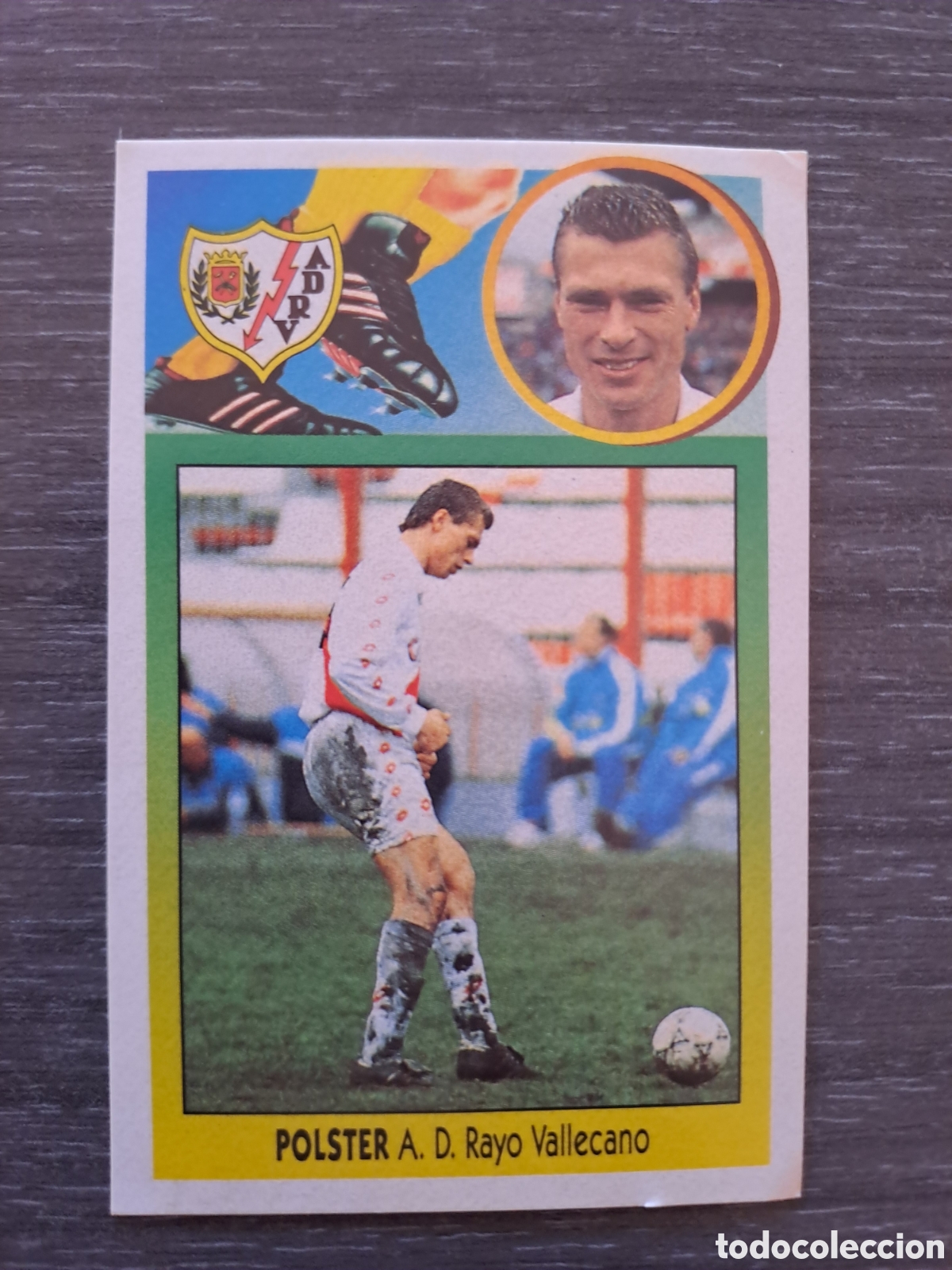 Cromos de Futebol: LIGA ESTE 93-94 &mdash; SIN PEGAR &mdash; POLSTER Cromo de Polster, del Rayo Vallecano