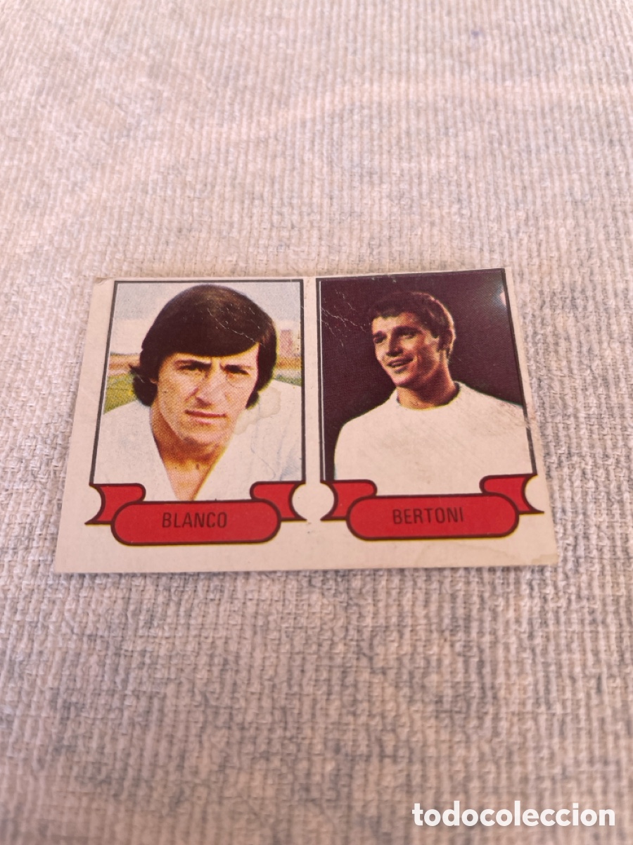 Cromos de Futebol: FUTBOL 1978-79 cromo 88 BLANCO-BERTONI Despegado
