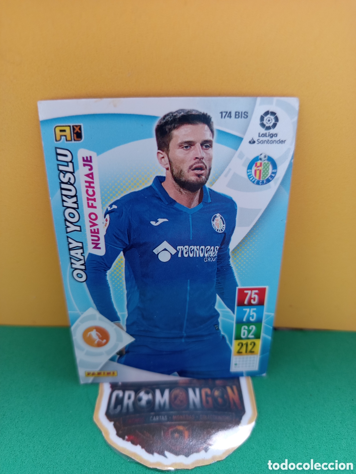 Cartes &agrave; collectionner de Football: ❇️ CROMO ⚽ OKAY YOKUSLU GETAFE 174 BIS NUEVO FICHAJE LIGA 21 22 2021 2022 ADRENALYN ❇️