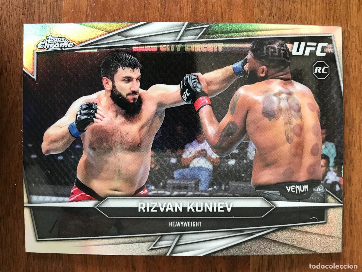 RIZVAN KUNIEV - HEAVYWEIGHT - REFRACTOR - ROOKIE CARD - TOPPS CHROME UFC 2026 26