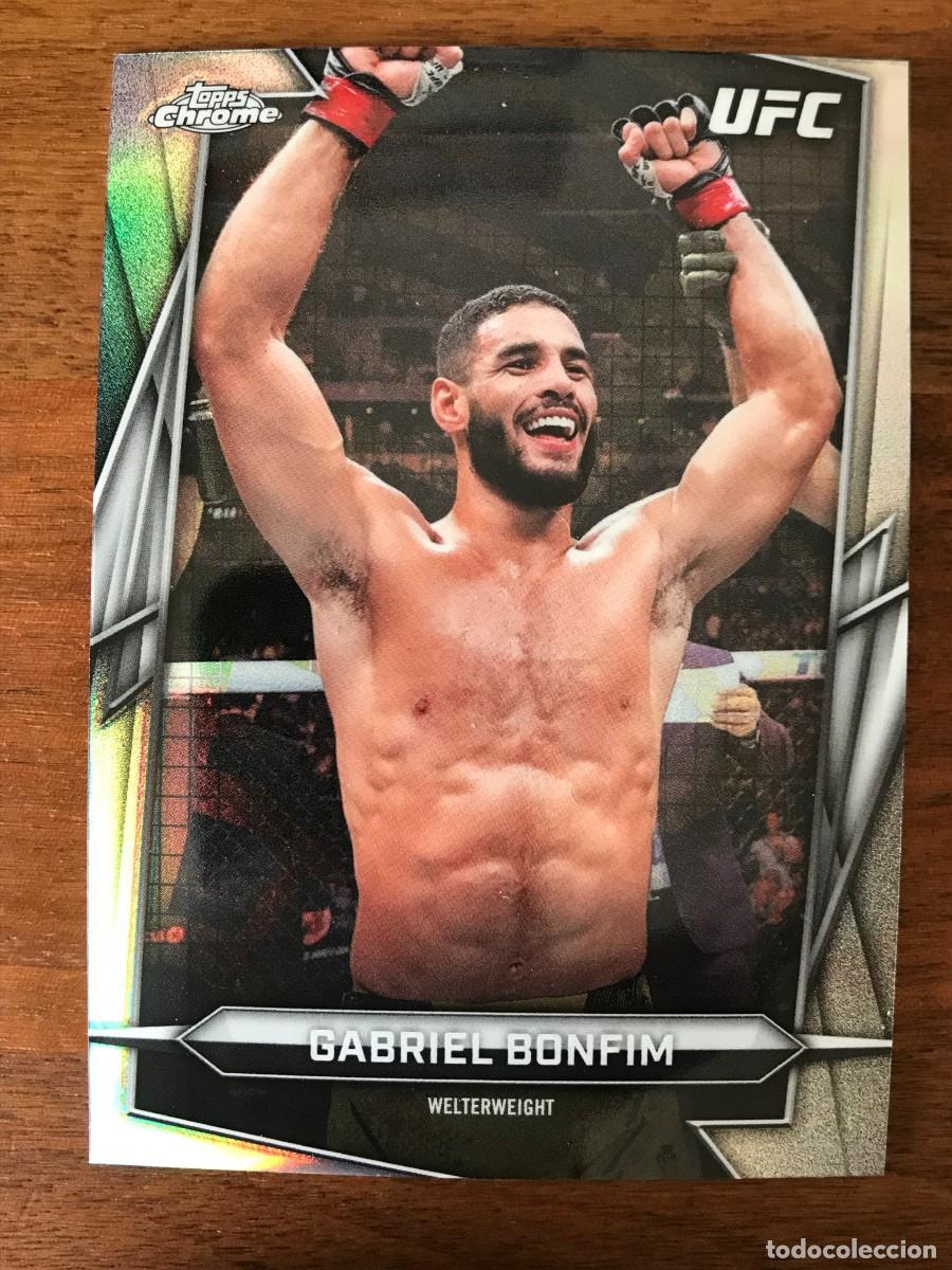 Cromos de f&uacute;tbol: GABRIEL BONFIM - WELTERWEIGHT - GEOMETRIC REFRACTOR - TOPPS CHROME UFC 2026 26
