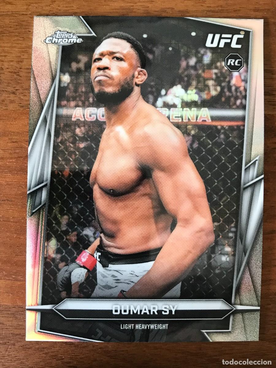 OUMAR SY - LIGHT HEAVYWEIGHT - GEOMETRIC REFRACTOR - ROOKIE CARD - TOPPS CHROME UFC 2026 26