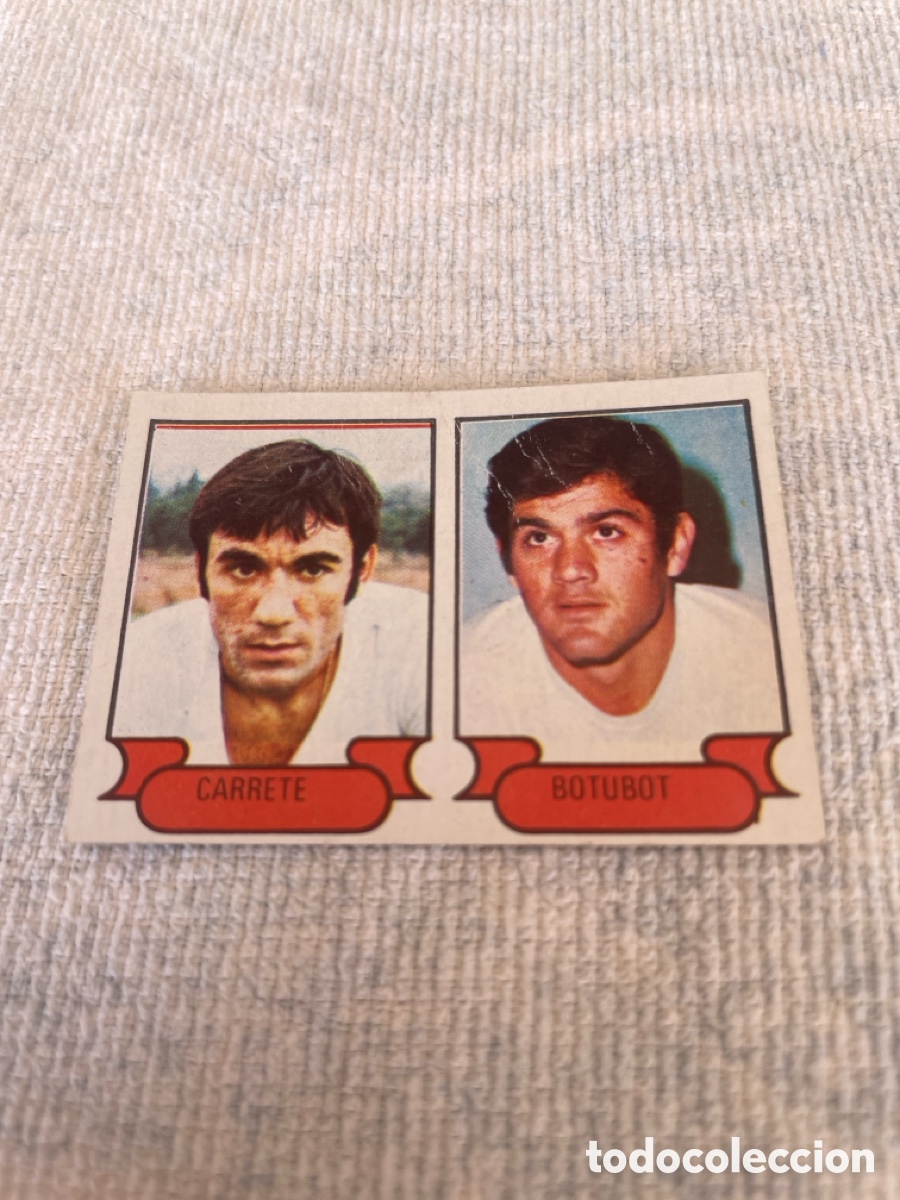 Cromos de f&uacute;tbol: FUTBOL 1978-78 cromo 92 CARRETE-BOTUBOT Despegado