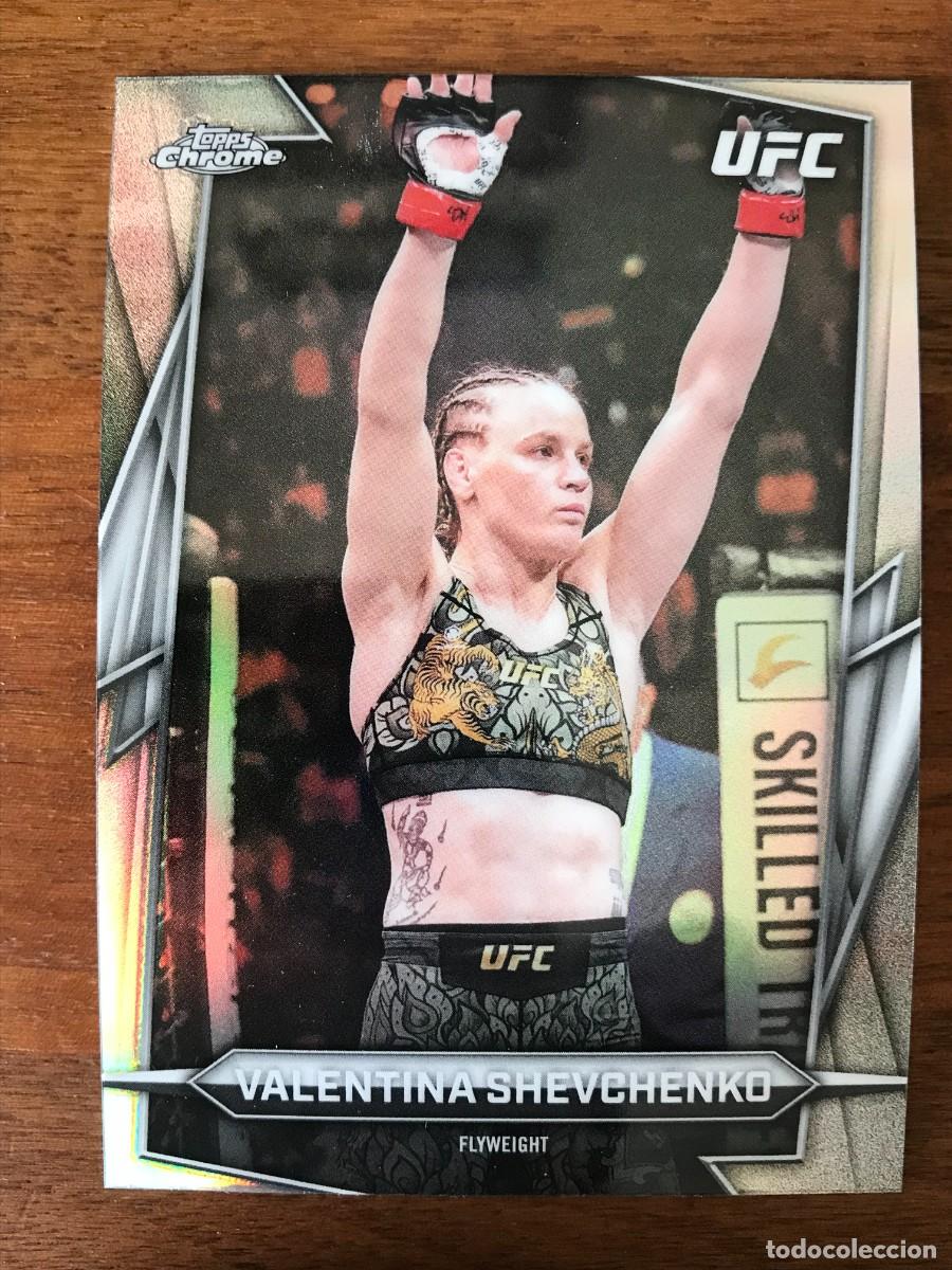 Cromos de f&uacute;tbol: VALENTINA SEHVCHENKO - FLYWEIGHT - REFRACTOR - TOPPS CHROME UFC 2026 26