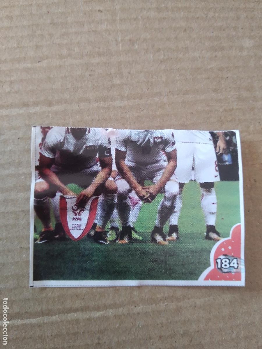 Cromos de f&uacute;tbol: 184 EQUIPO PLANTILLA POLONIA CROMO FUTBOL MUNDIAL 2022 EDITADO EN BRASIL WORLD CUP