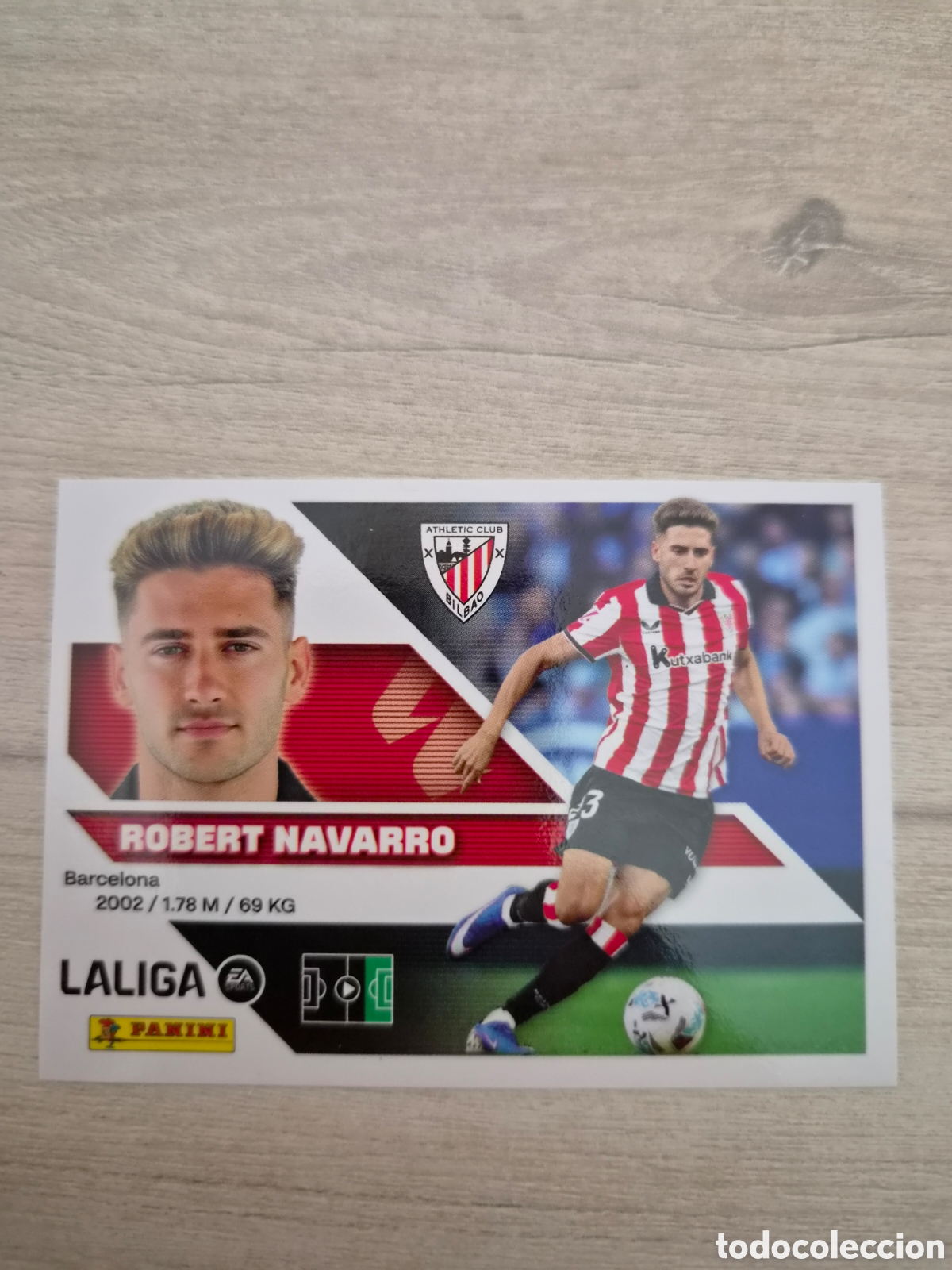 Fu&szlig;ball-Sticker: N&deg;17A Athletic de Bilbao Robert Navarro Liga Este 26/27