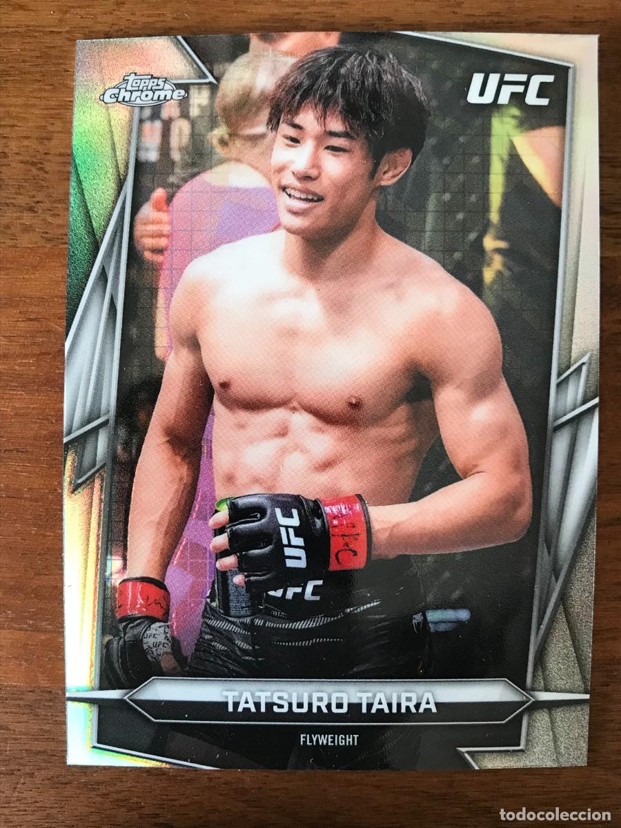 Football Stickers: TATSURO TAIRA - FLYWEIGHT - GEOMETRIC REFRACTOR - TOPPS CHROME UFC 2026 26