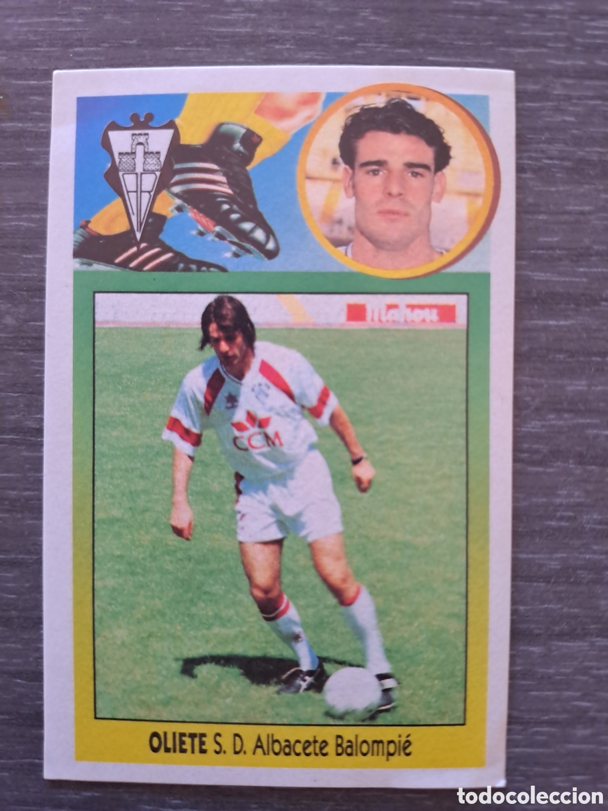 Football Stickers: LIGA ESTE 93-94 &mdash; SIN PEGAR &mdash; OLIETE Cromo de Oliete, del Albacete