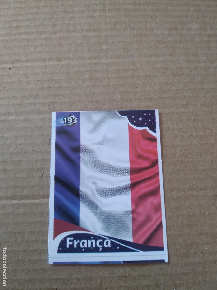 Figurine di Calcio: 193 ESCUDO FRANCIA CROMO FUTBOL MUNDIAL 2022 EDITADO EN BRASIL WORLD CUP