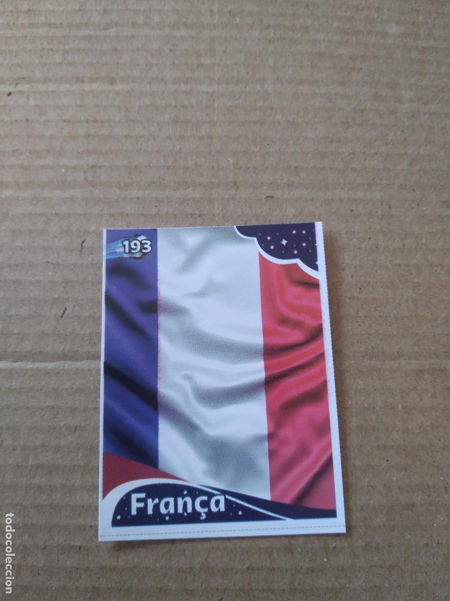 Figurine di Calcio: 193 ESCUDO FRANCIA CROMO FUTBOL MUNDIAL 2022 EDITADO EN BRASIL WORLD CUP
