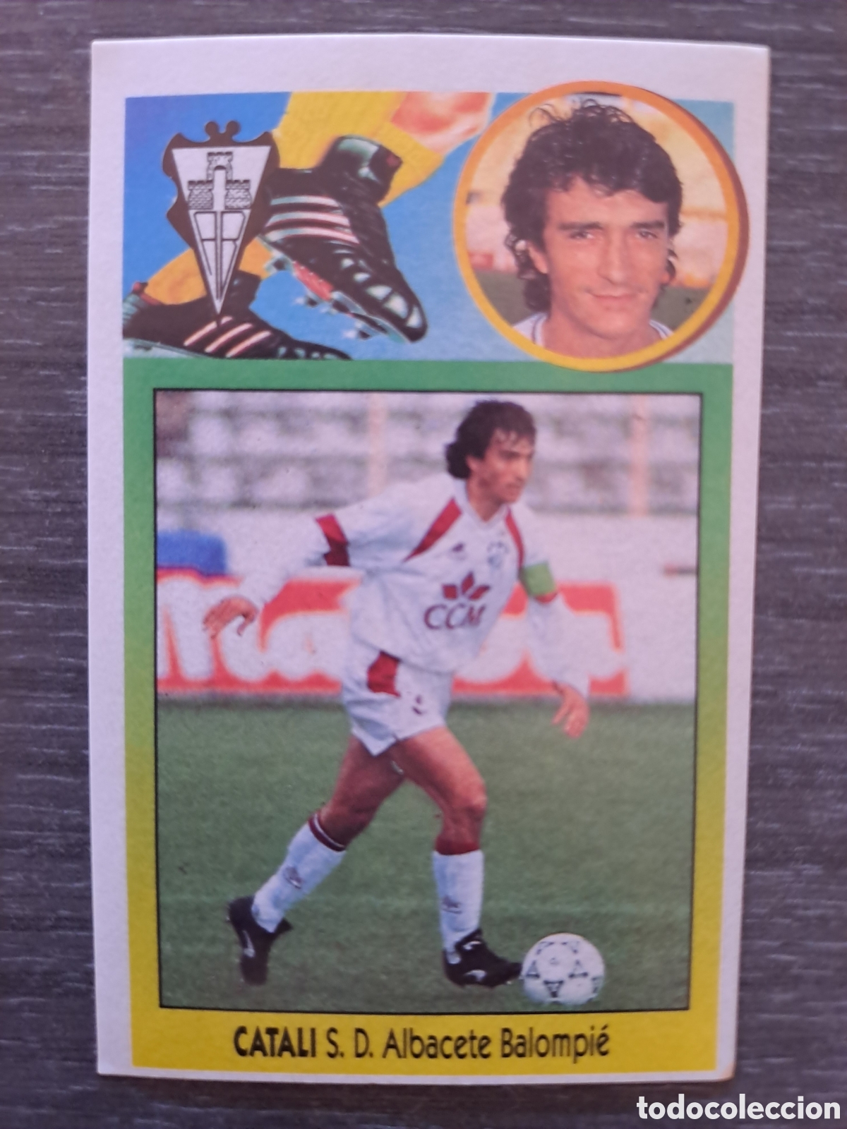 Figurine di Calcio: LIGA ESTE 93-94 &mdash; SIN PEGAR &mdash; CATALI Cromo de Catali, del Albacete, correspondiente a la colecci&oacute;n