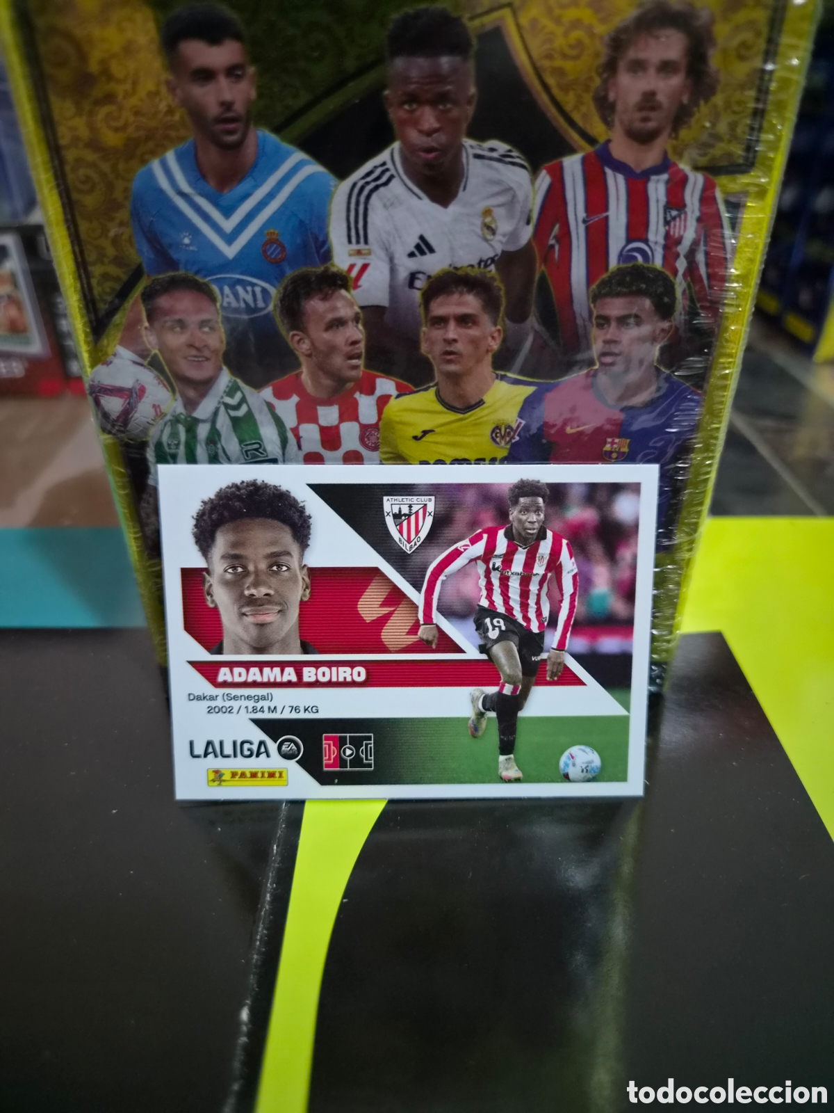 Figurine di Calcio: N&deg;9B Athletic de Bilbao Adama Boiro Liga Este 26/27