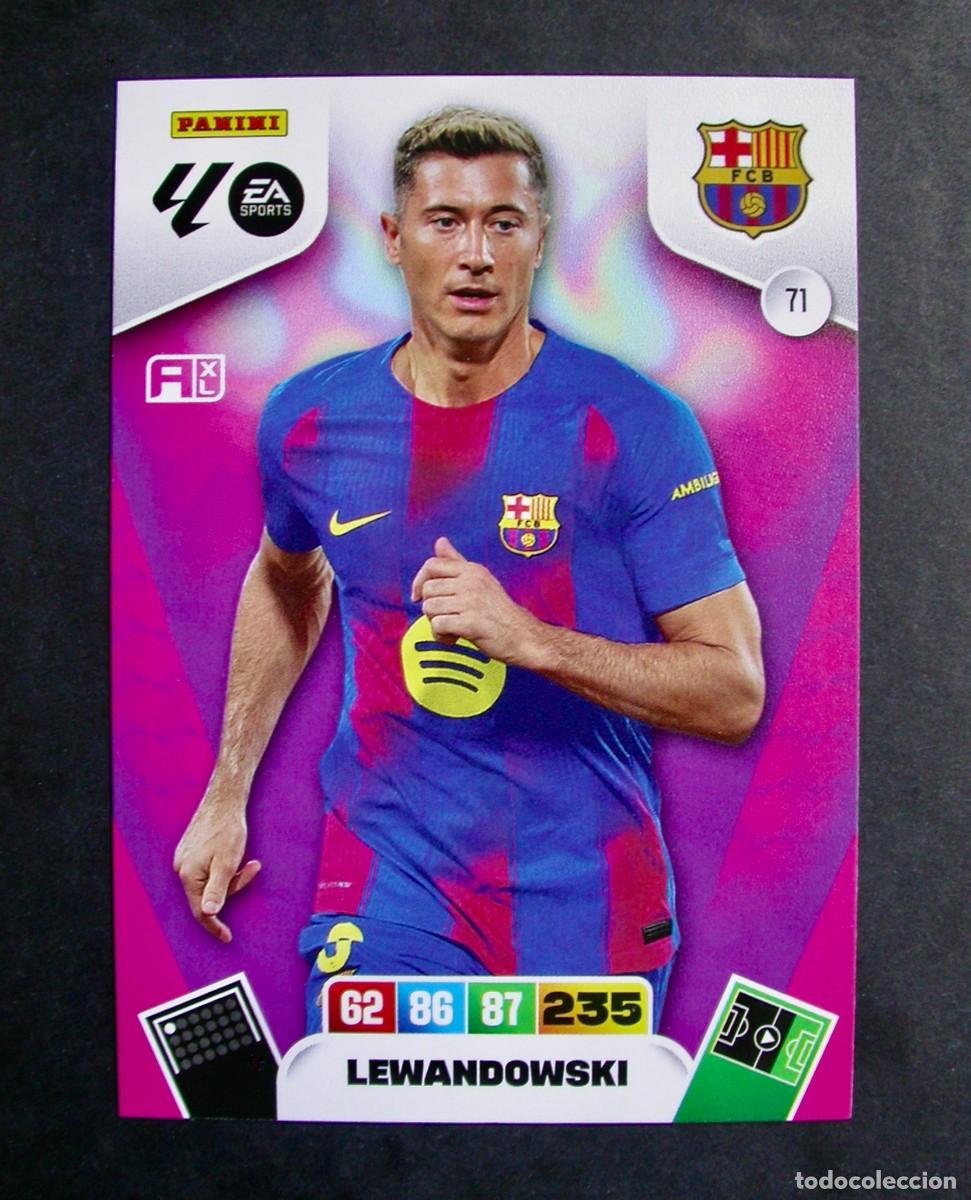 Figurine di Calcio: 71 LEWANDOWSKI / F.C. BARCELONA / ADRENALYN XL LIGA 2025-2026 25-26 / PANINI