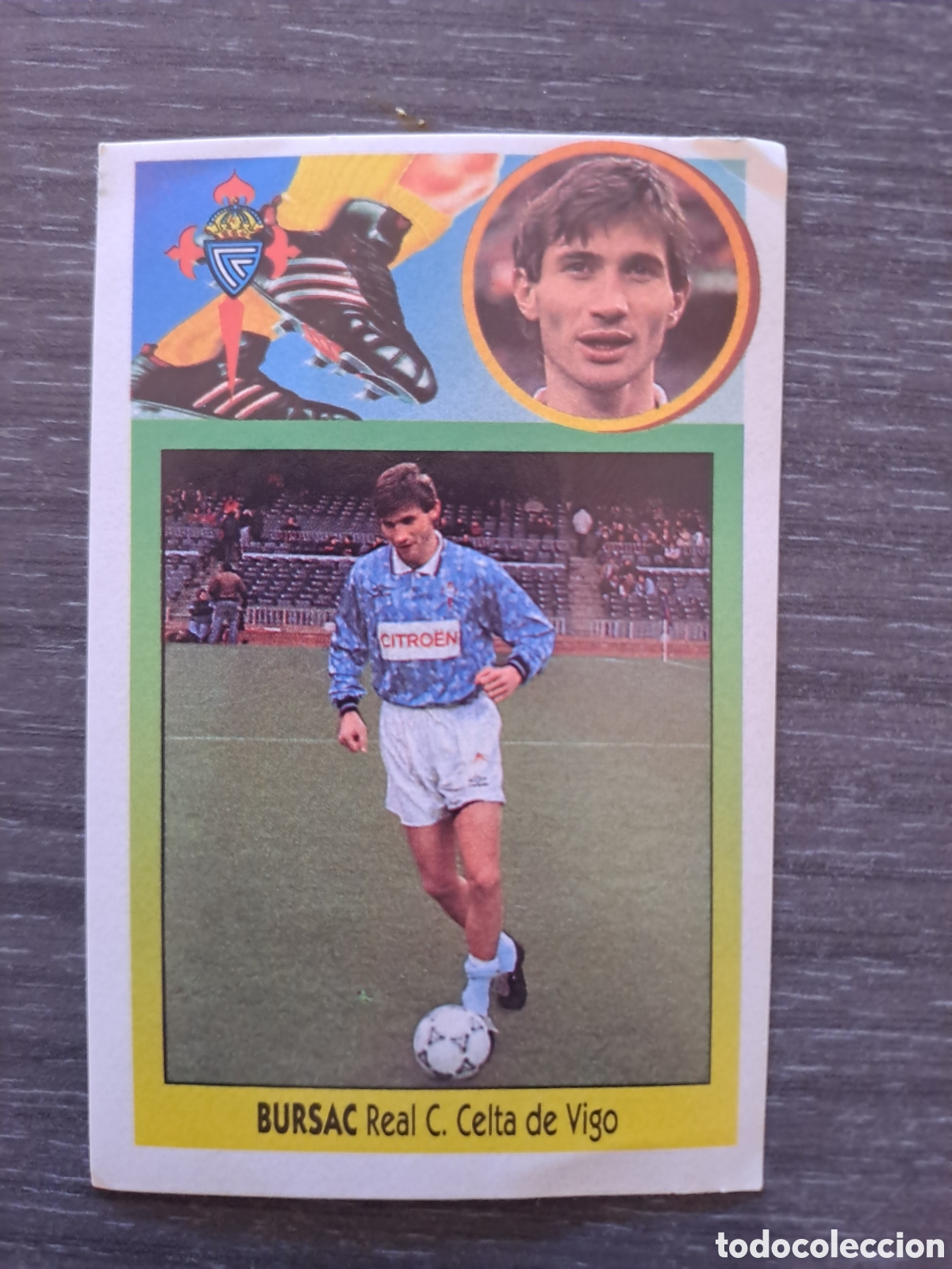 Figurine di Calcio: LIGA ESTE 93-94 &mdash; SIN PEGAR &mdash; BURSAC Cromo de Bursac, del Celta de Vigo